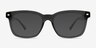 Tavi Clear Gray PlasticSunglass Frames from EyeBuyDirect, Front View