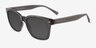 Tavi Clear Gray PlasticSunglass Frames from EyeBuyDirect, Angle View