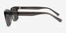 Tavi Clear Gray PlasticSunglass Frames from EyeBuyDirect, Side View