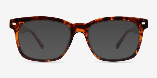 Tavi Tortoise PlasticSunglass Frames from EyeBuyDirect, Front View
