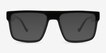 Calloway Shiny Black PlasticSunglass Frames from EyeBuyDirect, Front View