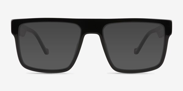 Calloway Shiny Black Plastic Sunglass Frames