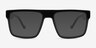 Calloway Shiny Black PlasticSunglass Frames from EyeBuyDirect, Front View