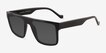 Calloway Shiny Black PlasticSunglass Frames from EyeBuyDirect, Angle View