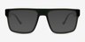 Calloway Clear Dark Green PlasticSunglass Frames from EyeBuyDirect, Front View
