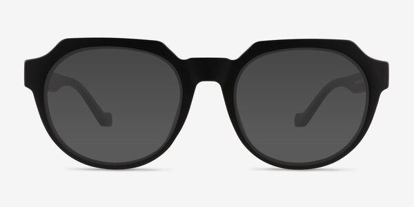 Greer Matte Black Plastic Sunglass Frames