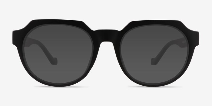 Greer Matte Black Plastic Sunglass Frames from EyeBuyDirect