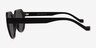Greer Matte Black PlasticSunglass Frames from EyeBuyDirect, Side View