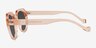 Greer Clear Champagne PlasticSunglass Frames from EyeBuyDirect, Side View