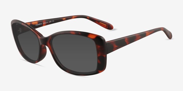 Frankie Écailles PlastiqueSoleil de Lunette de vue d'EyeBuyDirect, Vue d'Angle