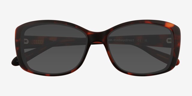Frankie Écailles PlastiqueSoleil de Lunette de vue d'EyeBuyDirect, Vue Rapprochée