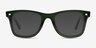 Finlee Clear Green PlasticSunglass Frames from EyeBuyDirect, Front View