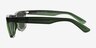 Finlee Clear Green PlasticSunglass Frames from EyeBuyDirect, Side View