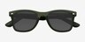 Finlee Clear Green PlasticSunglass Frames from EyeBuyDirect, Closed View