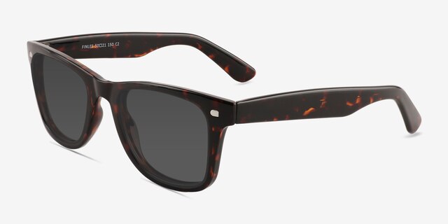 Finlee Tortoise PlasticSunglass Frames from EyeBuyDirect, Angle View