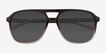 Skylar Gradient Black PlasticSunglass Frames from EyeBuyDirect, Closed View