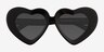 Tenderheart Black AcetateSunglass Frames from EyeBuyDirect, Closed View