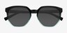 Pelagic Black Green AcetateSunglass Frames from EyeBuyDirect, Closed View