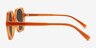 Froth Orange PlasticSunglass Frames from EyeBuyDirect, Side View
