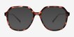 Azure Tortoise PlasticSunglass Frames from EyeBuyDirect, Front View
