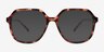 Azure Tortoise PlasticSunglass Frames from EyeBuyDirect, Front View