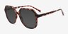 Azure Tortoise PlasticSunglass Frames from EyeBuyDirect, Angle View