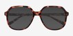 Azure Tortoise PlasticSunglass Frames from EyeBuyDirect, Closed View