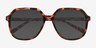 Azure Tortoise PlasticSunglass Frames from EyeBuyDirect, Closed View