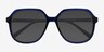 Azure Navy PlasticSunglass Frames from EyeBuyDirect, Closed View