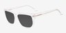 Expanse Clear AcetateSunglass Frames from EyeBuyDirect, Angle View