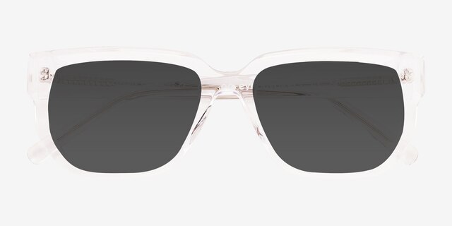 Expanse Clear AcetateSunglass Frames from EyeBuyDirect, Closed View