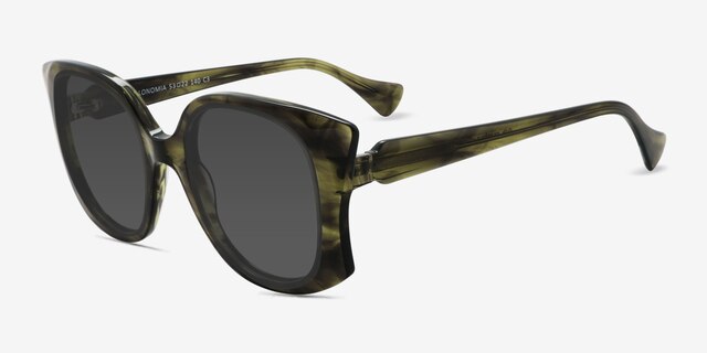Lonomia Floral AcetateSunglass Frames from EyeBuyDirect, Angle View