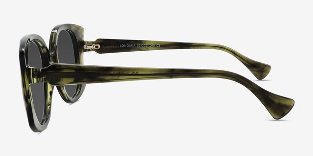 Lonomia Floral AcetateSunglass Frames from EyeBuyDirect, Side View