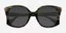 Lonomia Floral AcetateSunglass Frames from EyeBuyDirect, Closed View