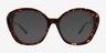 Mena Tortoise AcetateSunglass Frames from EyeBuyDirect, Front View