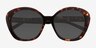 Mena Tortoise AcetateSunglass Frames from EyeBuyDirect, Closed View