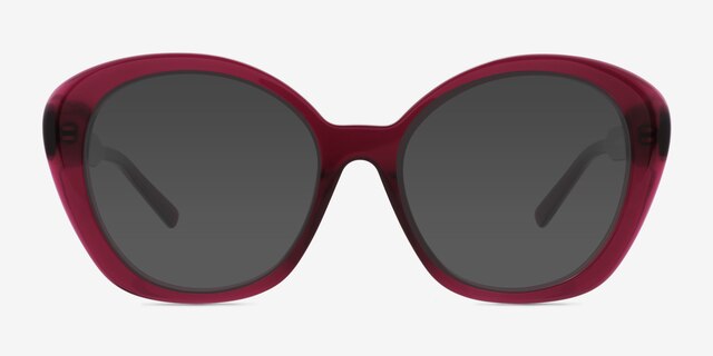 Mena Purple AcetateSunglass Frames from EyeBuyDirect, Front View