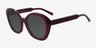 Mena Purple AcetateSunglass Frames from EyeBuyDirect, Angle View