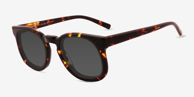 Averill Tortoise AcetateSunglass Frames from EyeBuyDirect, Angle View