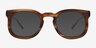 Averill Striped Brown AcetateSunglass Frames from EyeBuyDirect, Front View
