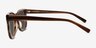 Averill Striped Brown AcetateSunglass Frames from EyeBuyDirect, Side View