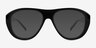 Randall Black Eco-friendlySunglass Frames from EyeBuyDirect, Front View