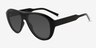 Randall Black Eco-friendlySunglass Frames from EyeBuyDirect, Angle View