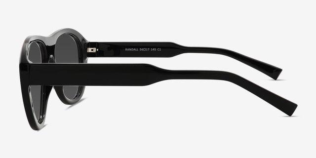 Randall Black Eco-friendlySunglass Frames from EyeBuyDirect, Side View