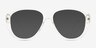 Randall Clear Eco-friendlySunglass Frames from EyeBuyDirect, Front View