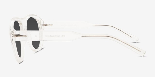 Randall Clear Eco-friendlySunglass Frames from EyeBuyDirect, Side View