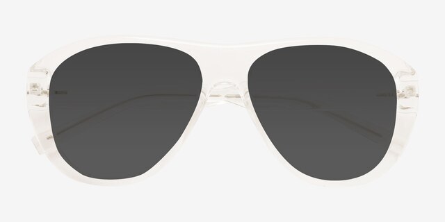 Randall Clear Eco-friendlySunglass Frames from EyeBuyDirect, Closed View