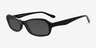 Robinson Black AcetateSunglass Frames from EyeBuyDirect, Angle View