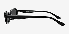 Robinson Noir Acétate Soleil de Lunette de vue d'EyeBuyDirect, Vue de Côté