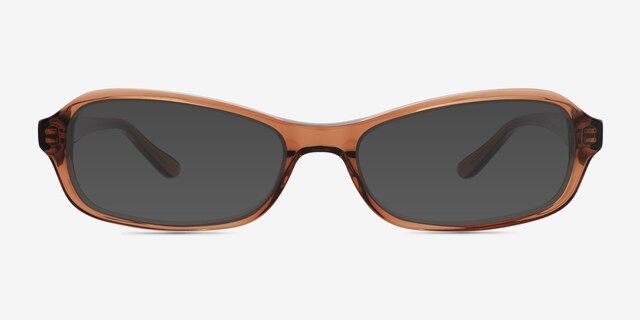 Robinson Brown AcetateSunglass Frames from EyeBuyDirect, Front View
